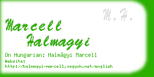 marcell halmagyi business card